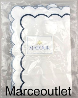 Matouk INDIA ONE EURO Pillowsham Hazy Blue MSRP $215