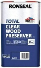 Ronseal Clear Trade Total Wood Preserver 5L, RONSEAL Trade Total Wood Preserver