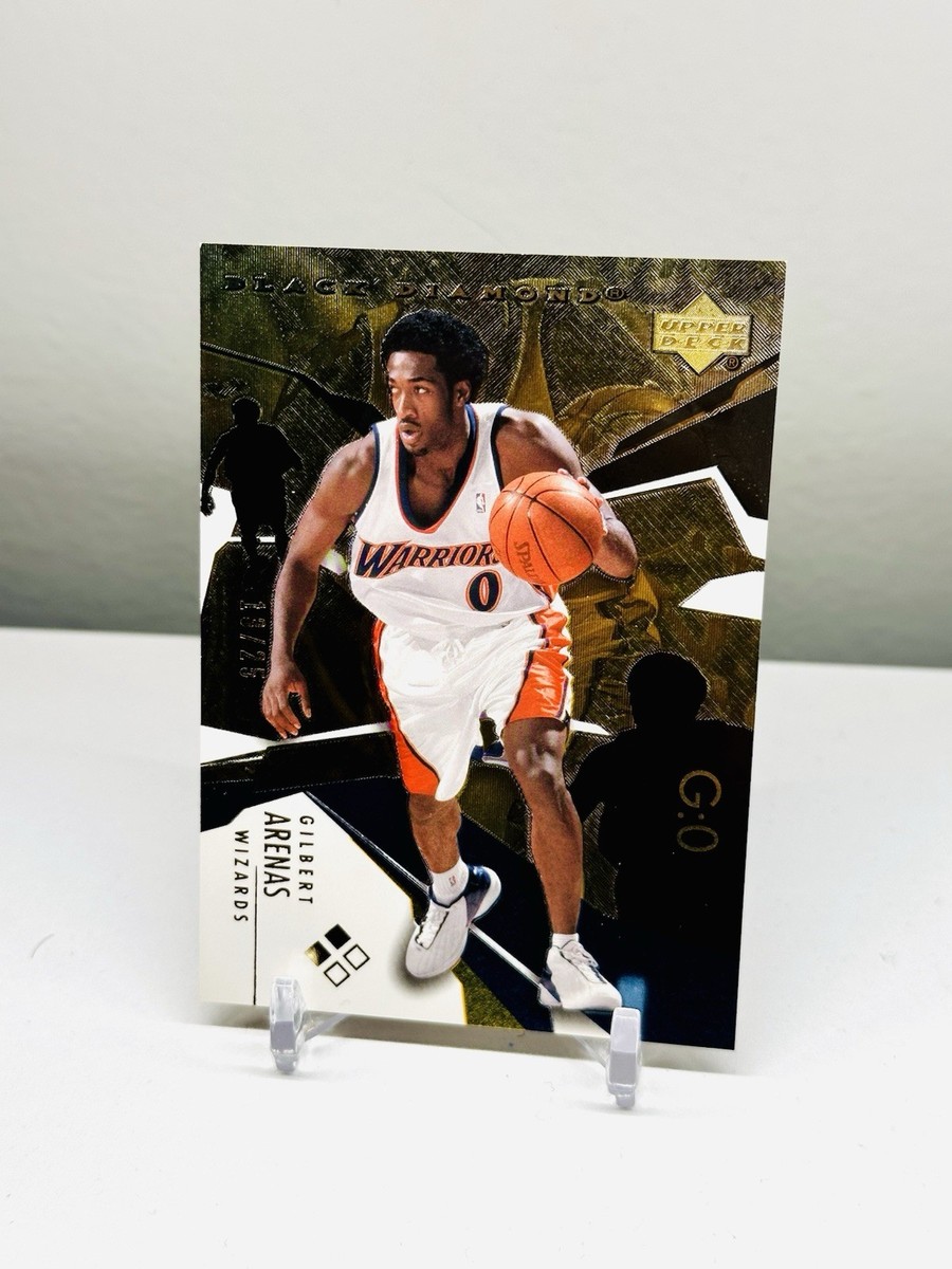 RARE Gilbert Arenas /25 GOLD 2003-04 Upper Deck Black Diamond
