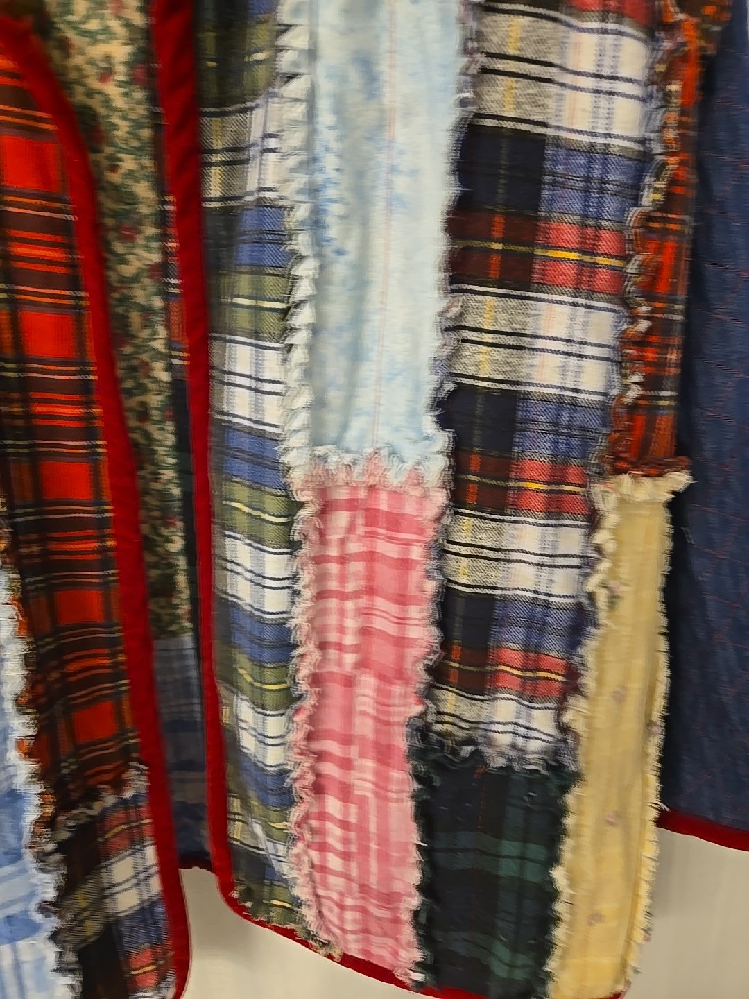 Vintage Patch Quilted Plaid Patchwork  Floral Jac… - image 3