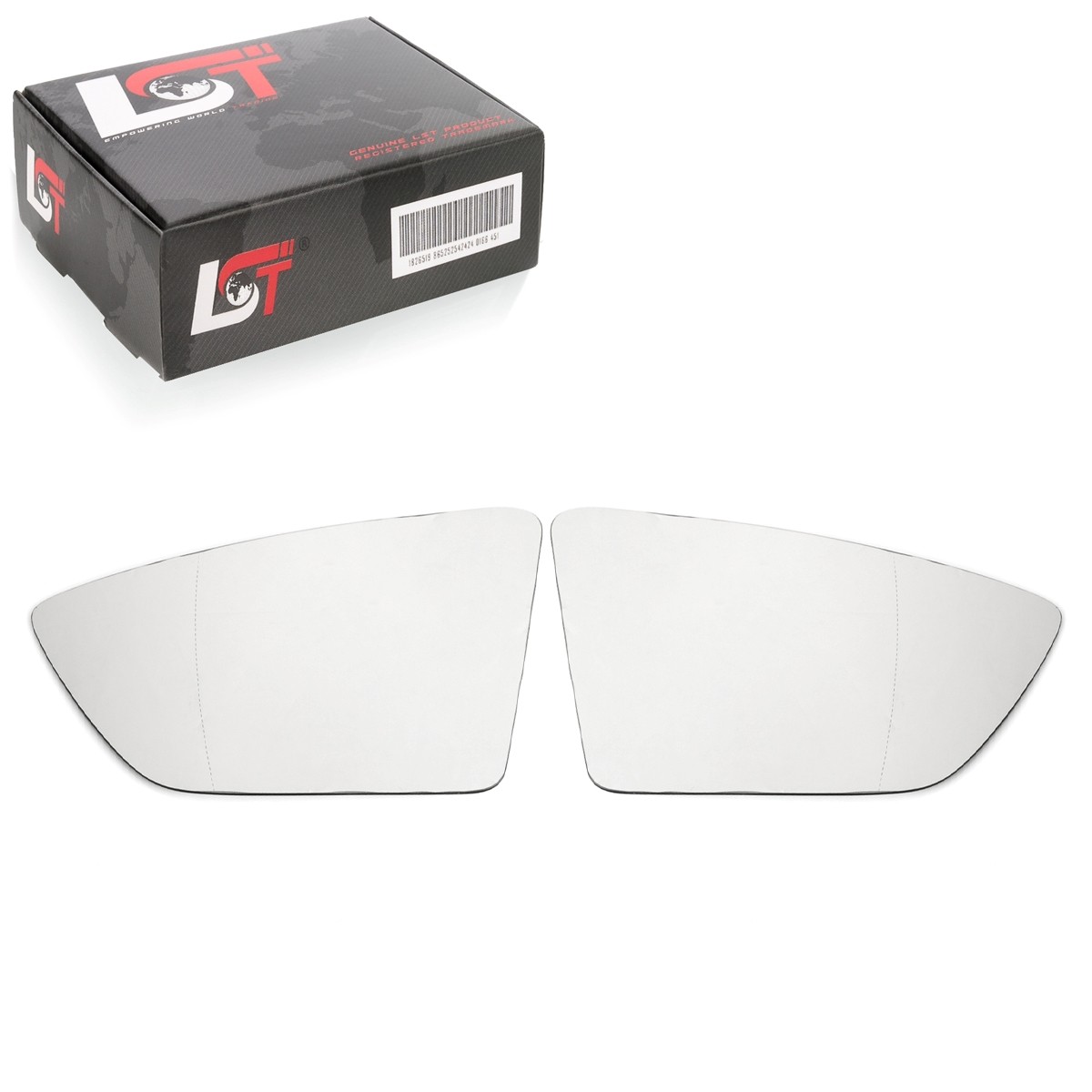 2x Mirror Glass Side Mirror Left Right Aspherical for Seat Leon 5F