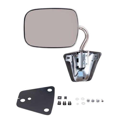 Manual Mirror For 1978-1995 G10 Stainless Steel L=R Below Eyeline 15693131