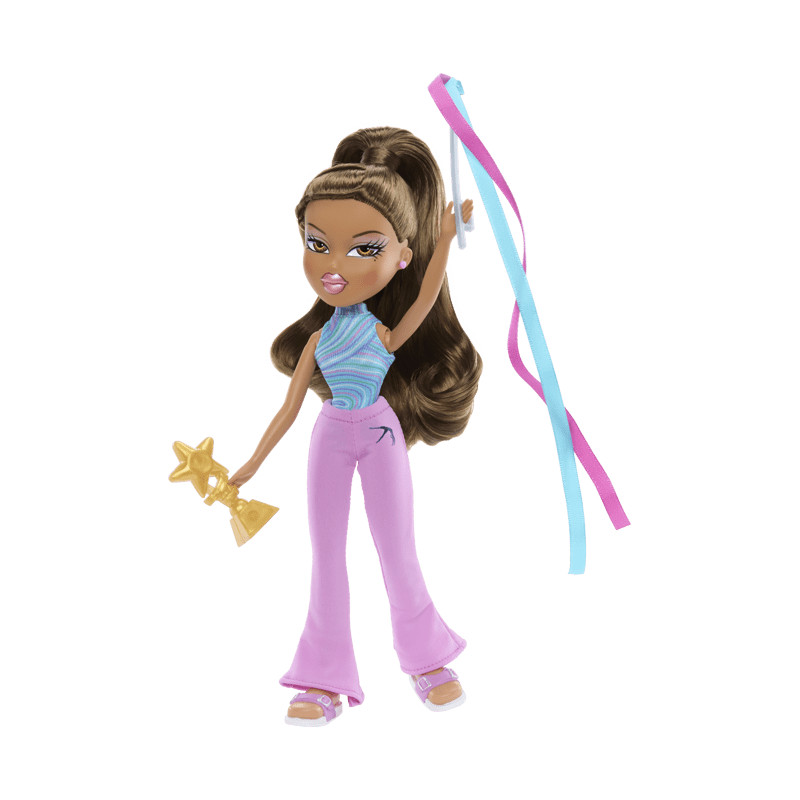 Poupée Bratz Yasmin Gymnaste Play Sportz le cadeau d'anniversaire idéal pour jeune gymnaste