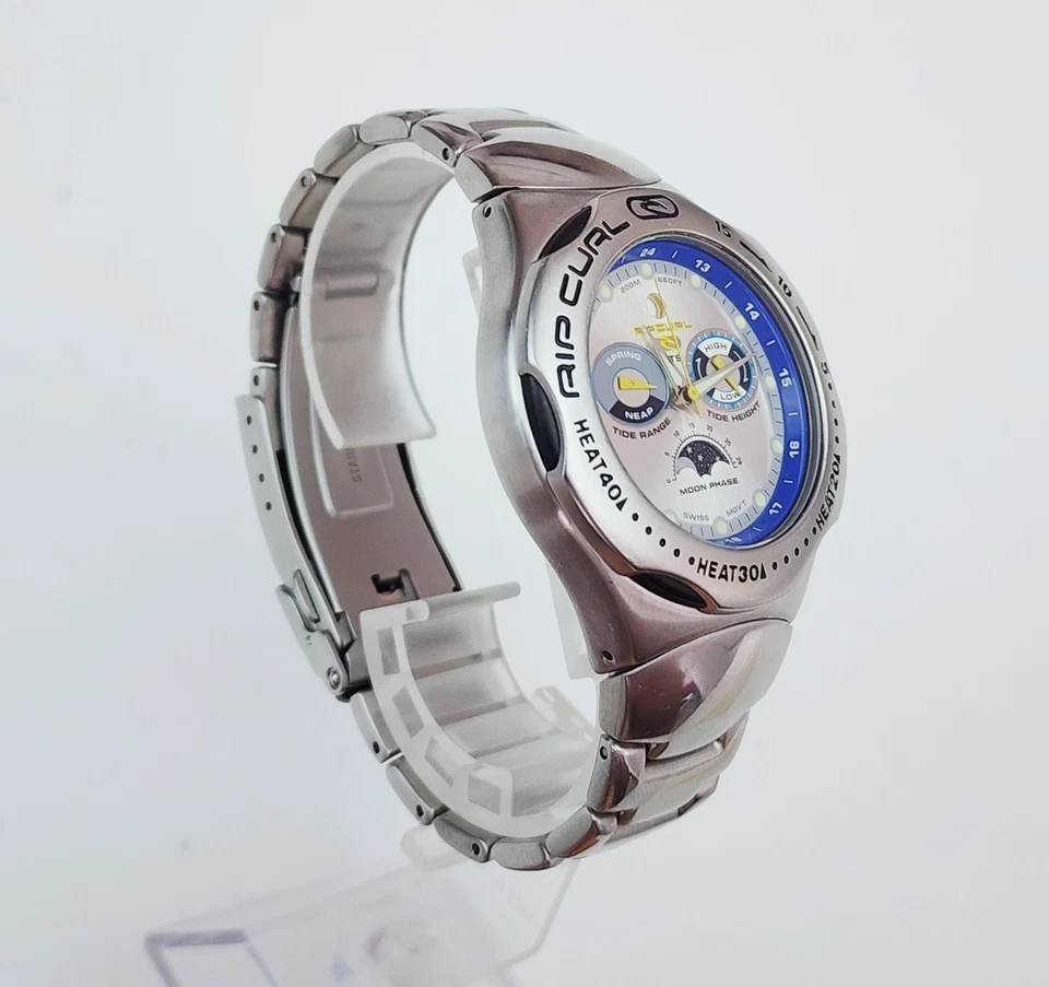 Men's MOONPHASE TIDE Watch RIP CURL "Aerial" 17138. Swiss Movement - image 4 of 4