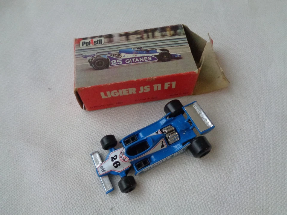POLISTIL MODELLINO F1  1980 SCALA 1:55  LIGIER JS 11 RJ 64 CON SCATOLA - Immagine 2 di 4