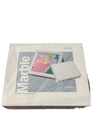  GL-B3000 (Marble) Wireless WiFi 6 Router with Wall-Mountable Photo Frame