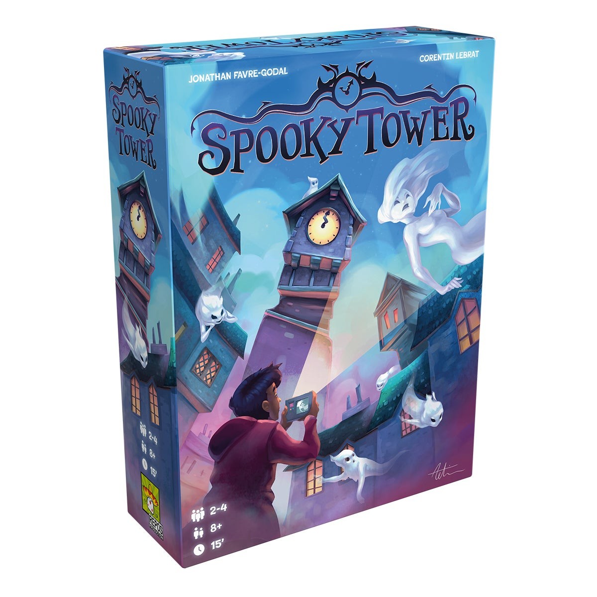 Spooky Tower Gesellschaftsspiel für 1-4 Spielende ab 8 Jahren DE Neu + OVP - Bild 2