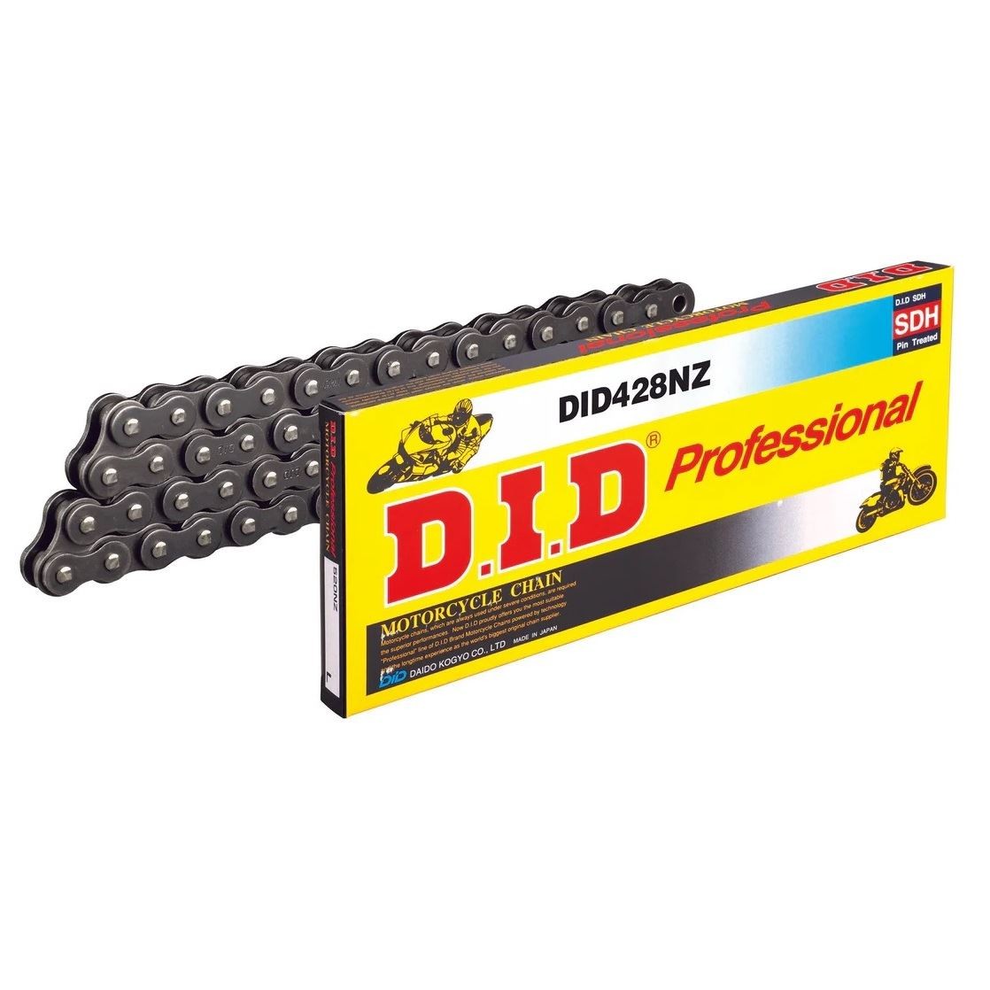 D.I.D. NZ Non O-Ring Chain Black 428-134 Yamaha TZR50