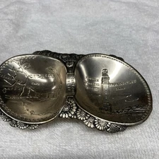 1970’s Metal Cape Cod  Souvenir Ashtray / Coin Holder Japan 