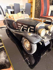 Mercedes Oldtimer Cabrio Modellauto Schwarz/B...