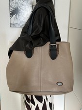Borsa Fendi Selleria tote bag shopper tortora/marrone/nero