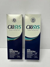 2X CloSYS ULTRA SENSITIVE Mouth Rinse (1) EXP. 5/2025 & (1) EXP. 11/2025