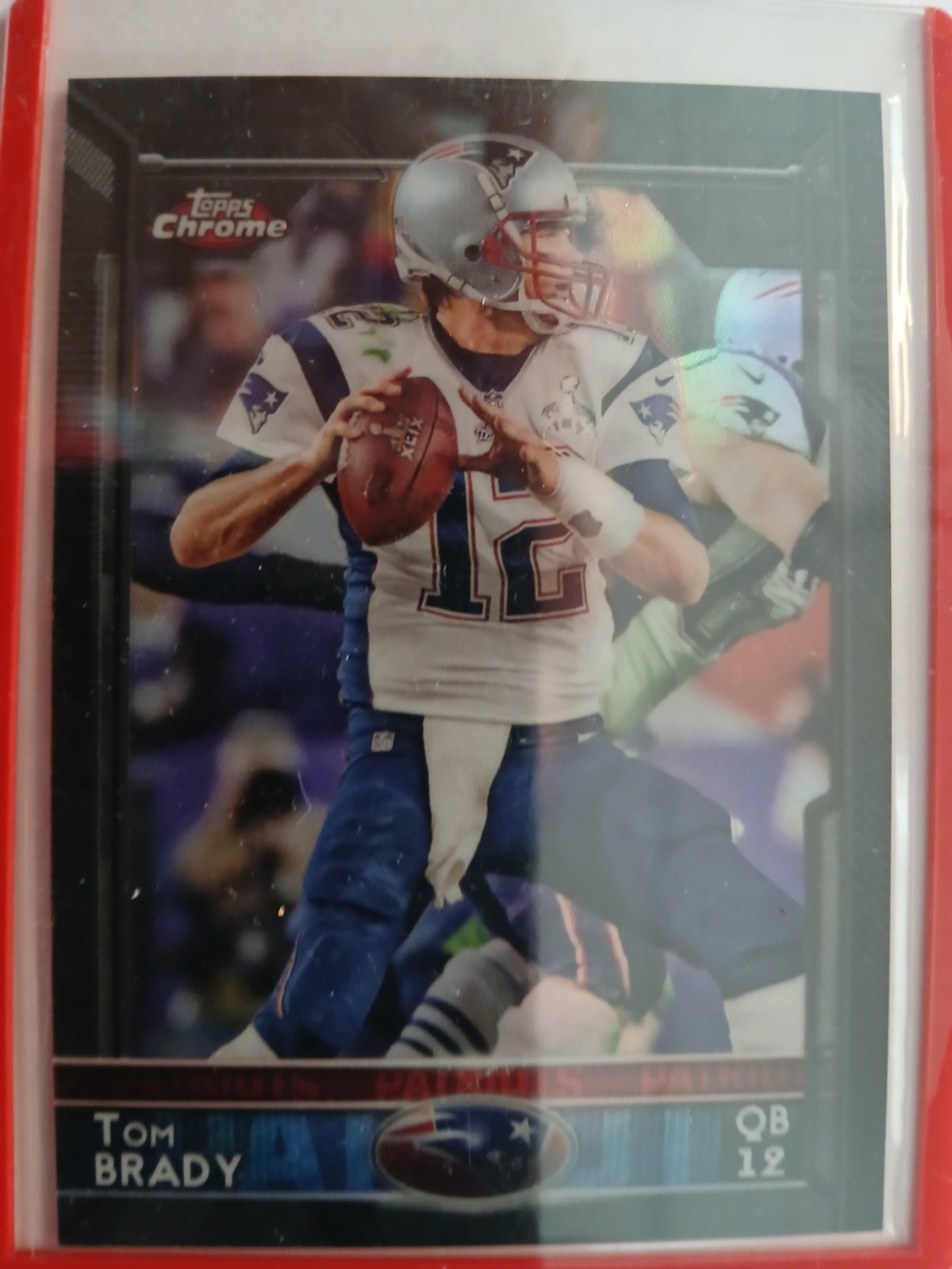 2015 Topps Chrome - Tom Brady #50 Black Refractor /299