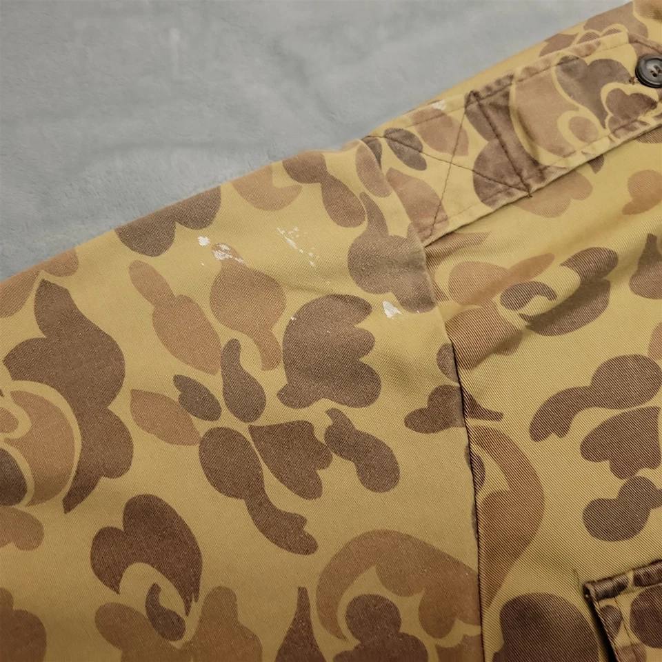 Vintage Wolverine Shirt Mens XL Brown Duck Camo Safari Twill Made in USA Hunting - Image 4 of 4