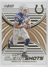 2016 Panini Clear Vision Clear Shots Gold /29 Andrew Luck #3 ni4