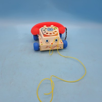 Fisher❤️ Vintage Fisher Price Chatter Phone 747 - 1960s Rotary Pull Toy - Etsy