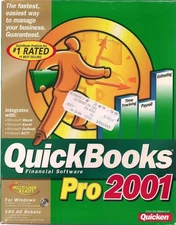 Intuit QuickBooks PRO 2001 Small Business Windows 95/NT or higher