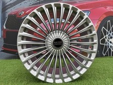 4x R19 Inch 5x112 Haxer Hx09f Silver Shining Wheels : Fits For MB C/E S CLASS