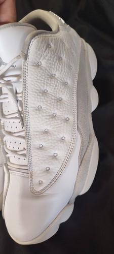 Jordan 13 Retro Low Pure Money 2017 Mens Size 11 - White & Grey 310810-100 - Picture 13 of 24