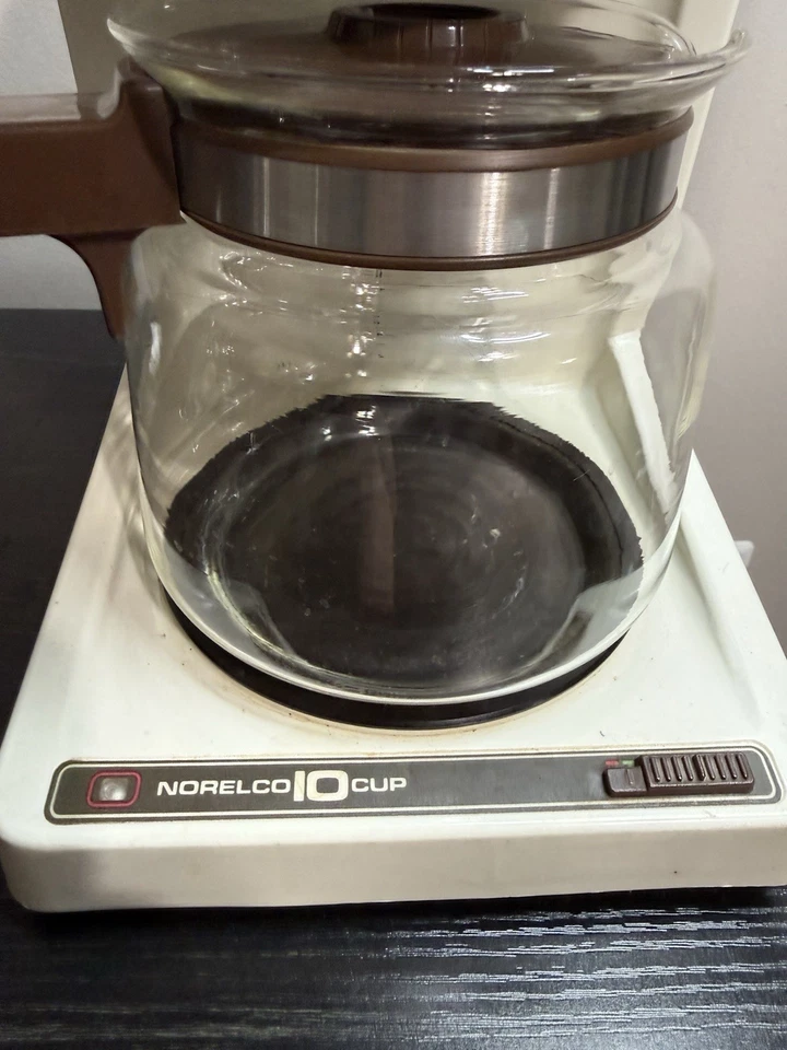 Cafetera de goteo vintage Norelco Dial-A-Brew II 10 tazas FUNCIONA HB-5185 Foto 2 de 4