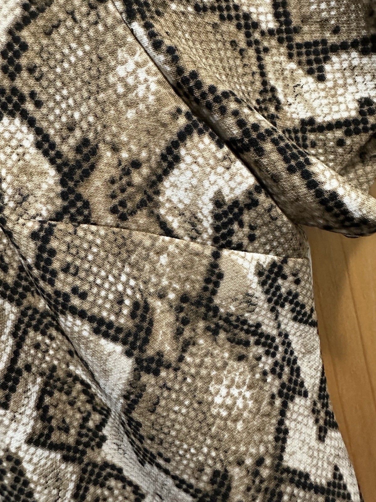 Michael Kors Python Short Sleeve Pullover Dress S… - image 3