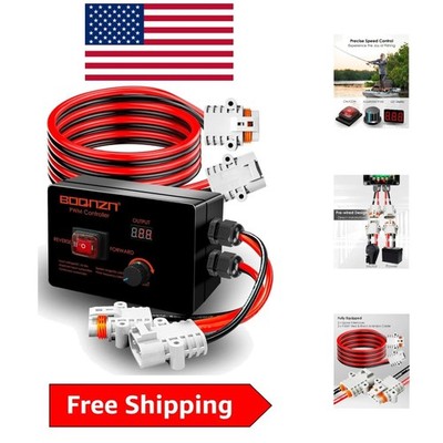 Complete Waterproof PWM Controller Set with Extension Wires for Marine Use