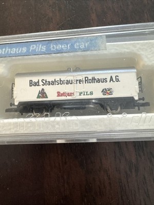 Z Scale Marklin Mini-Club 8646 Bad. Staatsbrauerei Rothaus A.G. Reefer