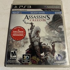 Assassin's Creed III (Sony PlayStation 3, 2012) Complete, CIB with maunal