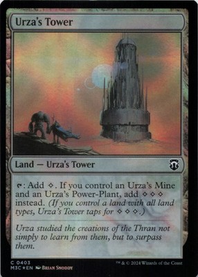 MTG Urza's Tower (Ripple Foil) Foil NM MH3 Commander