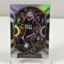 Devin Asiasi 2020 Select SILVER Prizm Concourse #100 Patriots NM Rookie Card RC. rookie card picture