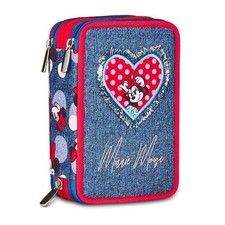 ASTUCCIO SCUOLA SEVEN  3 ZIP CON CORREDO MINNIE MOUSE