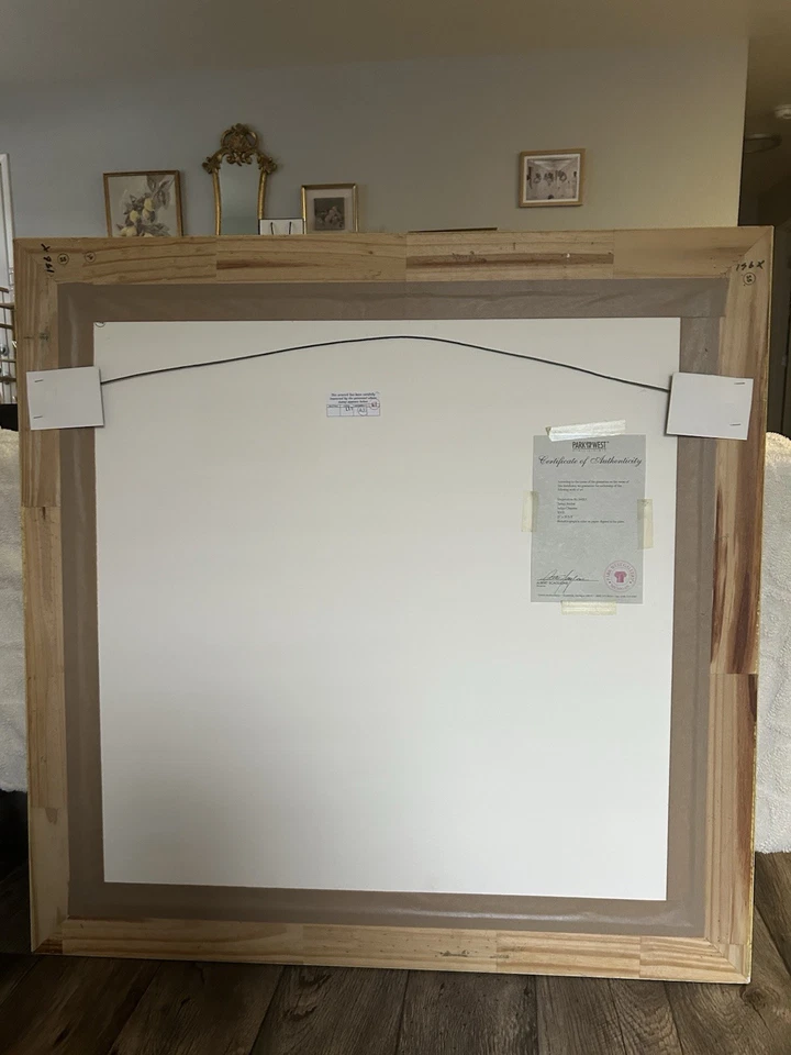 Itzchak Tarkay " Indigo Chapeau" seriolithograph in color on paper and signed - Image 3 of 4