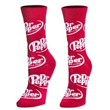 Crazy Socks Dr Pepper Funny Novelty Socks Adult Large