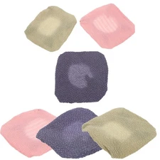 6 Pcs Shower Back Brush Scrubber Body Cleaning Gloves Bath Wash Cloth