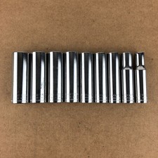 Vintage Craftsman Deep Socket Set 38 Drive 6 Pt Metric 9mm-17mm Usa V G Series Vintage Craftsman Deep Socket Set 38 Drive 6 Pt Metric 9mm-17mm Usa V G Series