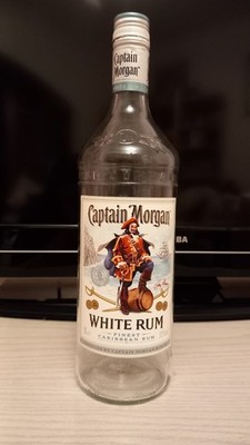 Captain Morgan Finest Caribbean Rum Flasche leer (nicht gewürzt) schwer zu finden sehr guter Zustand