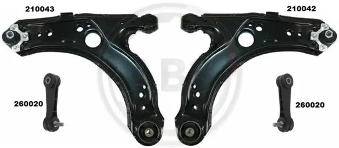 Wishbone repair kit 219905 A.B.S. for AUDI SKODA VW SEAT
