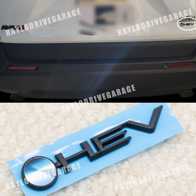 #ad 2023 2026 For Prius amp; 2025 RAV4 XSE HYBRID HEV EMBLEM MATTE BLACK 3D NAMEPLATES $26.99