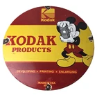 Vintage Kodak Camera Sign - Photos Manufacturer Mickey Gas Pump Porcelain Sign