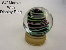 Glass Marble With Display Included lot 8444