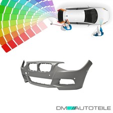 Lackiert Stoßstange vorne 6x PDC ohne SRA für BMW 1er F20, F21 mit M-Paket 11-15