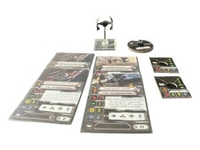 Star Wars Tie Interceptor Red Stripe Ship Stand Cards X-Wing Miniatures Game