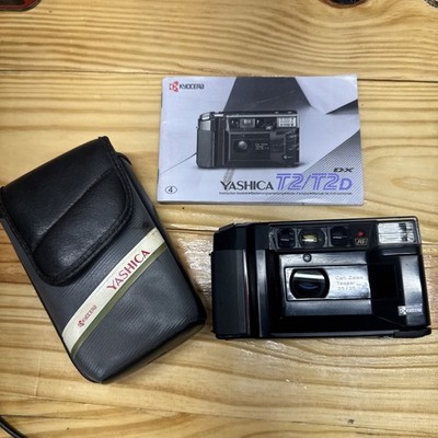 Kyocera TD Yashica T2D Carl Zeiss Tessar 35mm Film Camera Japan