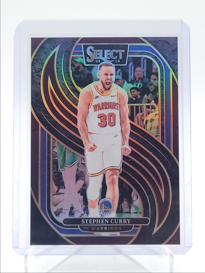 STEPHEN CURRY 2024-25 SELECT PREMIER LEVEL MAROON PRIZM WARRIORS /175 Q6027