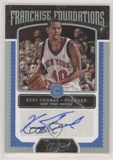 2017-18 Panini Cornerstones Silver 20/49 Kurt Thomas #KTH Auto hc2
