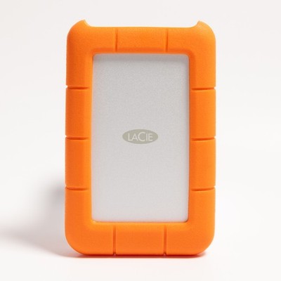 LaCie 2TB Rugged USB 3.0 Type-C Portable External Hard Drive HHD (STFR2000800)