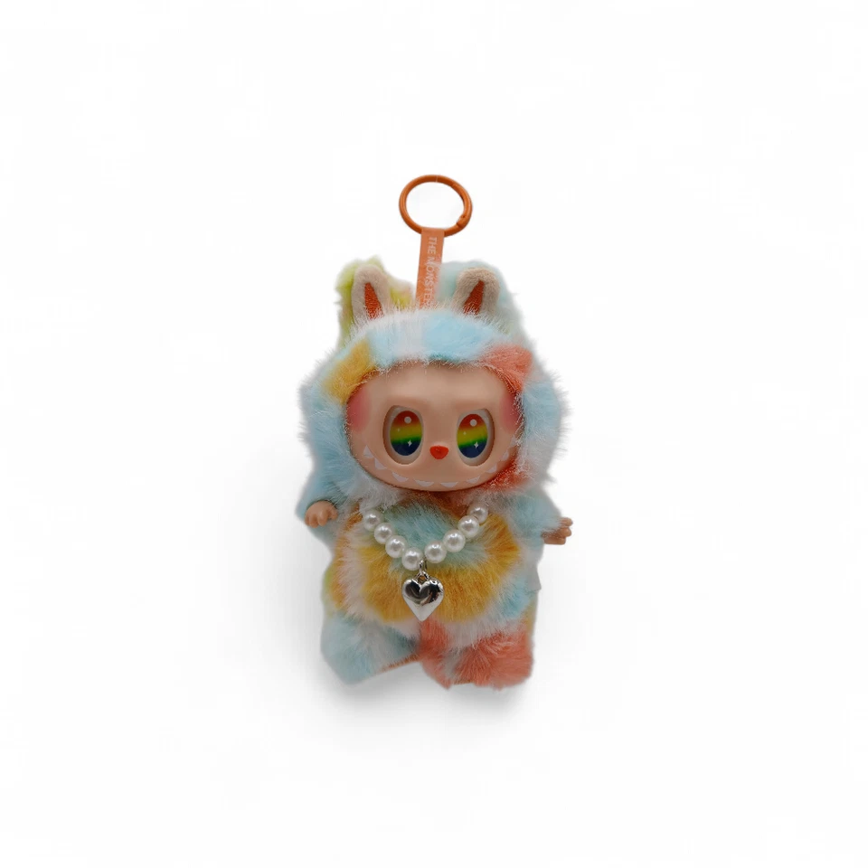 NEWS BB ANGELL PORTE CLES Peluche Labubu GENERATION V4 MODEL 16 CM - Photo 2/3