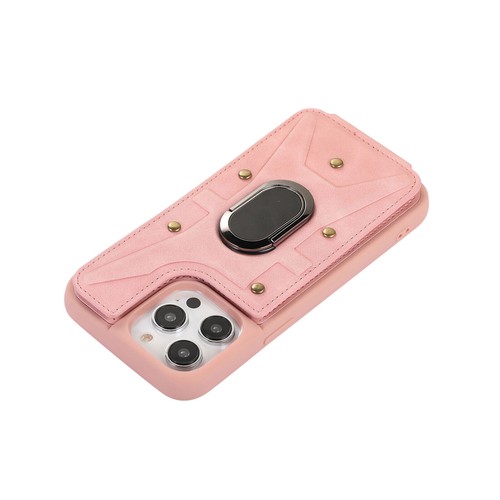 Ring Leather Card Slot Phone Case For iPhone 11 12 13 14 Pro Max XR XS 7 8 SE - 第 43/45 張圖片