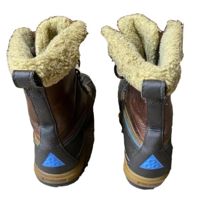 NIKE ACG Woodside Waterproof Brown Duck Boots 2012 Mens Sz 7 Lace Up Hiking Fur NIKE ACG Woodside Waterproof Brown Duck Boots 2012 Mens Sz 7  main image 2