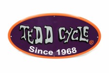 Tedd Cycle Metal Sign for Harley Davidson by V-Twin
